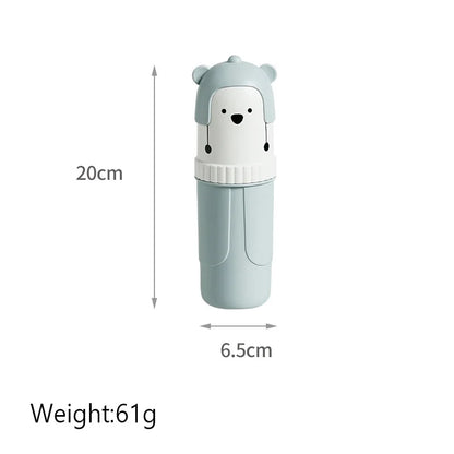 Portable Travel Toothbrush Cup & Toothpaste Holder Case
