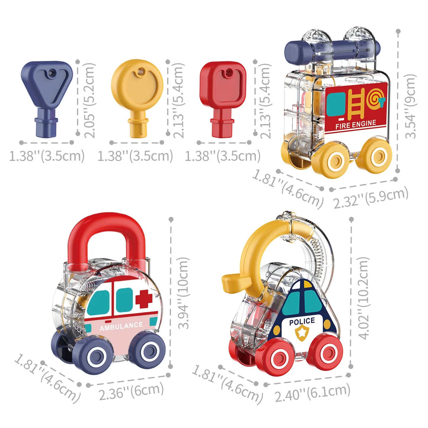 Montessori Learning Keys & Lock Set for Early Skill Development for Babies and Toddlers