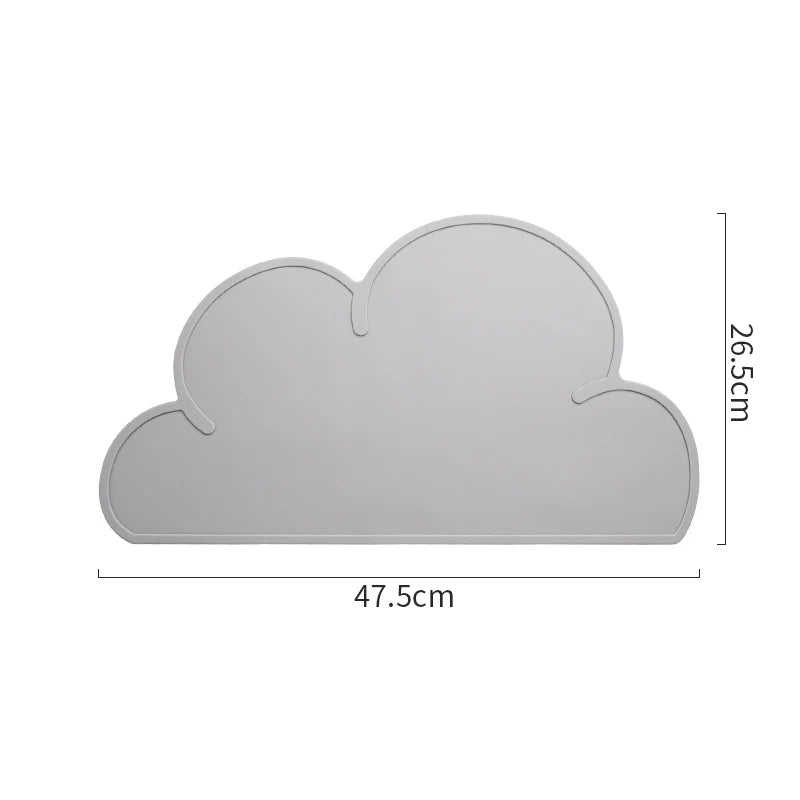 Silicone Cloud Baby Placemat BPA Free Table Place Mat Mess Free - LittleOzKid