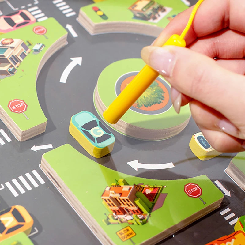 Magnetic Alphabet Maze Board Montessori Fine Motor Skills Educational Toys for Preschool