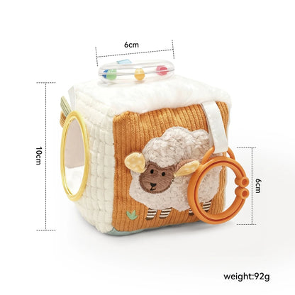Montessori Sensory Magic Tissue Box for Infants 0-12m, Great for Fine Motor & Early Learning