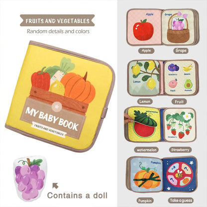 Montessori Quiet Felt Book for Toddlers & Babies – Early Learning Sensory Activity Book