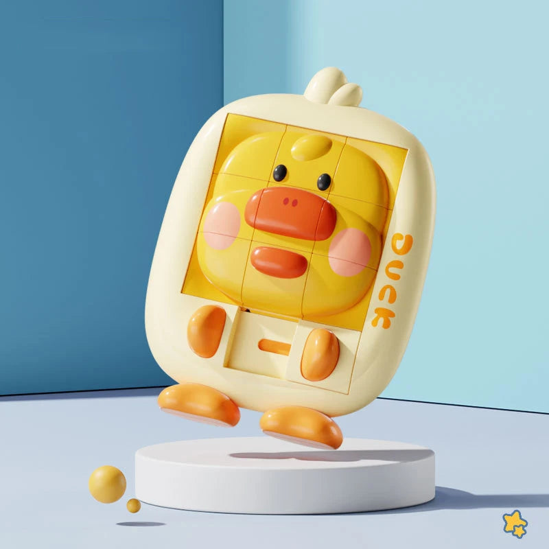 3D Sliding Puzzle Animal Game, Travel Toy