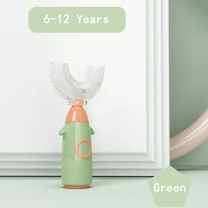 U-shaped Silicone Toothbrush for Children 1-12 Years