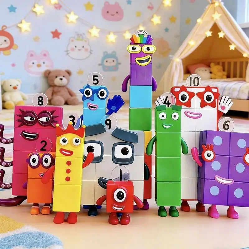 Numberblocks Friends one to Ten Figure Set