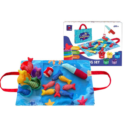 10 in 1 Montessori Toddler Fishing & Stacking Toy, Learning Set
