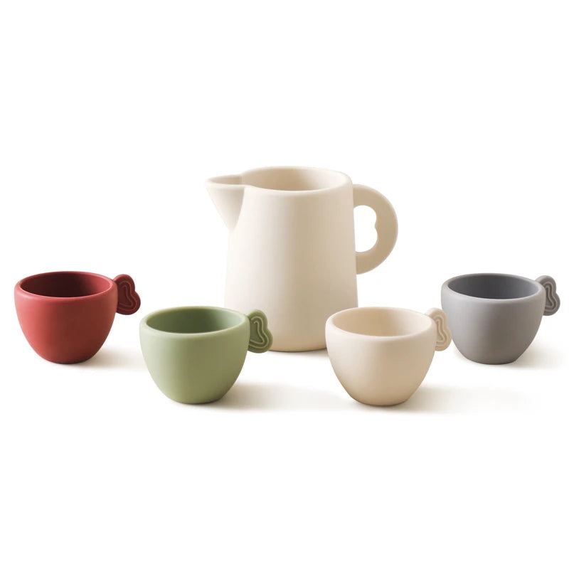 Wooden/Silicone Tea Time Montessori Toy - LittleOzKid