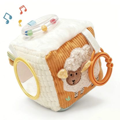 Montessori Sensory Magic Tissue Box for Infants 0-12m, Great for Fine Motor & Early Learning