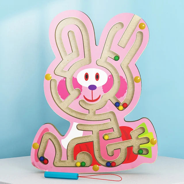 Montessori Magnetic Track Maze