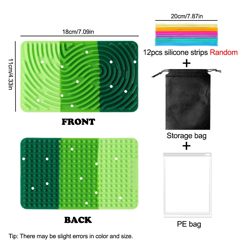 Silicone Sensory Activity Board – Quiet Travel Toy & Fidget for Focus
