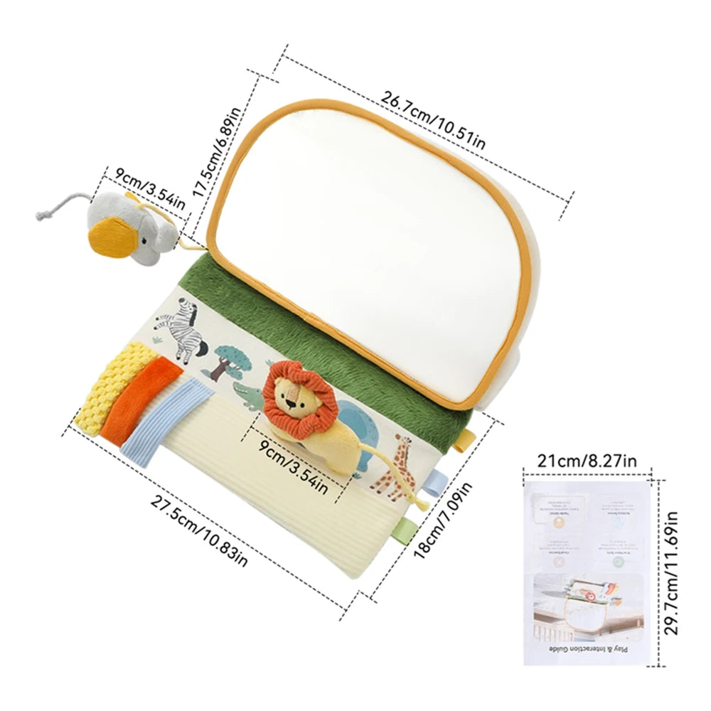 Playful Tummy Time Mirror & Sensory Toy Set 🌿