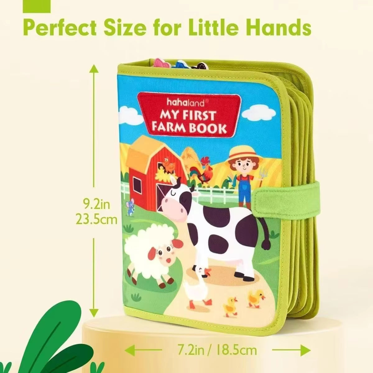 My First farm Quiet Felt Busy Book, Early Education Sensory Toy