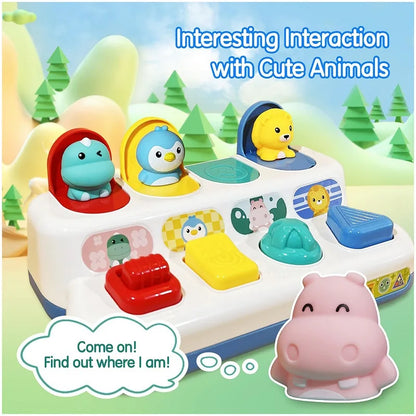 PopUp Toy Baby Interactive Pop-up Switch Box Animal Toys