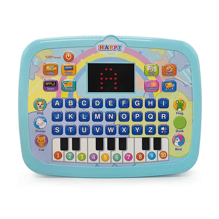 Montessori English Alphabet Study Laptop for Toddlers – Learn Letters, Math & Music