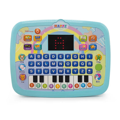 Montessori English Alphabet Study Laptop for Toddlers – Learn Letters, Math & Music