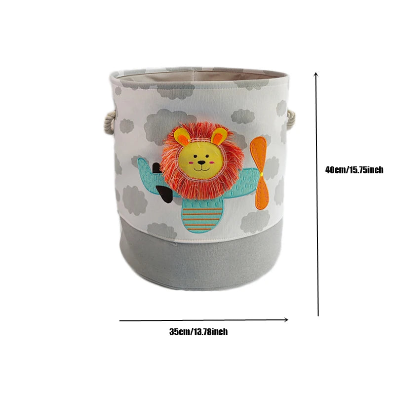 Foldable Large Kids Toys Storage, Laundry Basket, Toy Organiser