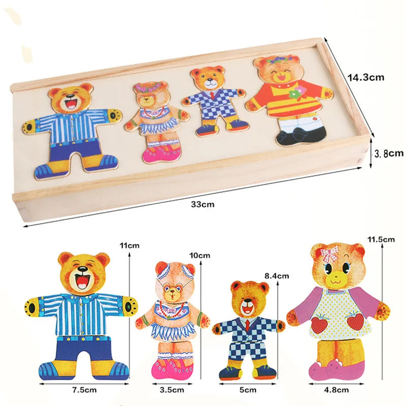 Montessori Changing Clothes Board - LittleOzKid