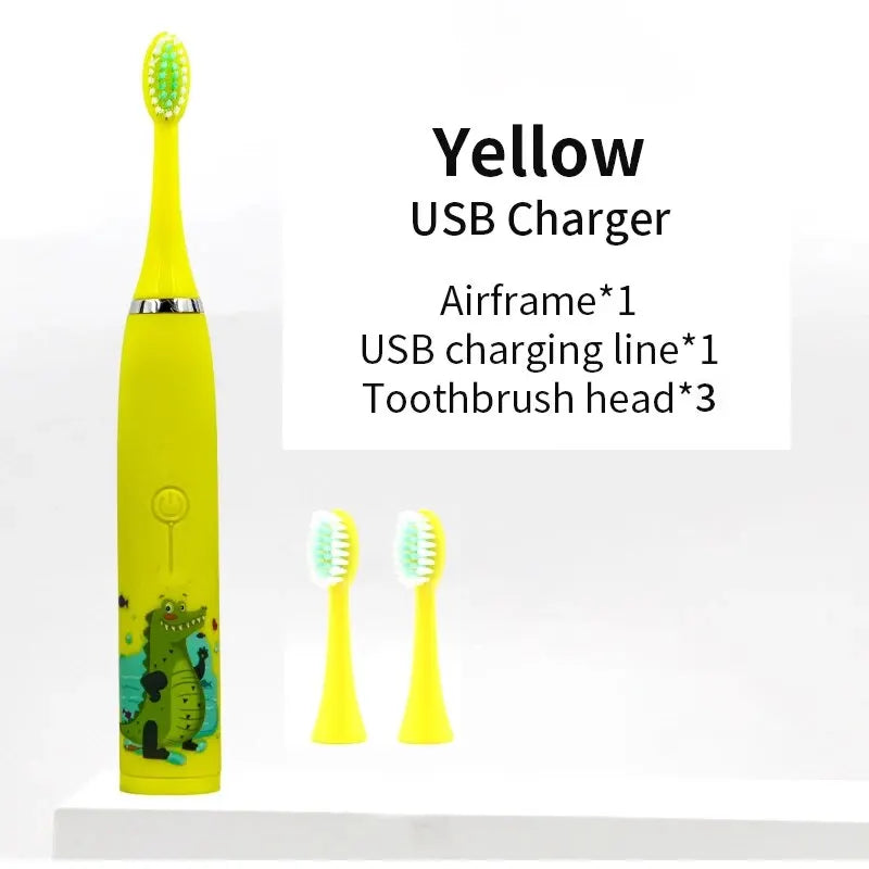 Electric Toothbrush for Children Aged 3 to 15 Professional Tooth Care Waterproof