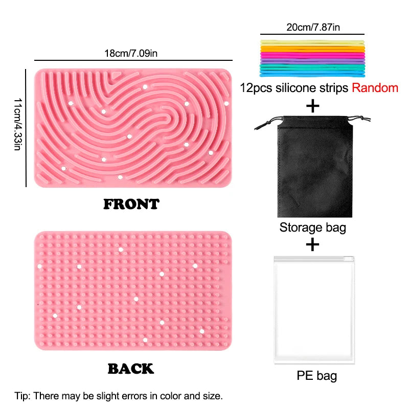 Silicone Sensory Activity Board – Quiet Travel Toy & Fidget for Focus
