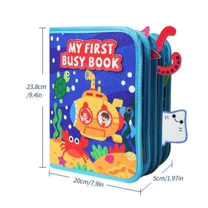 20 in 1 Montessori Ocean Busy Felt Quiet Book
