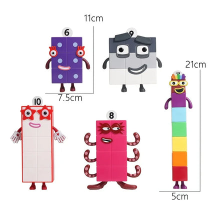 Numberblocks Friends one to Ten Figure Set