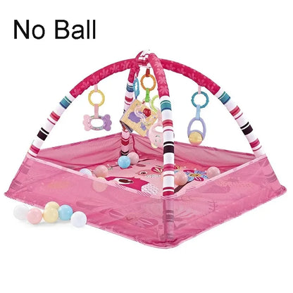 Baby Fitness Play Gym – Soft Crawling Mat & Activity Rack for Newborns and Toddlers
