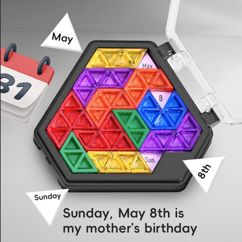 Montessori 3D Tangram Jigsaw Thinking Board Game Puzzle