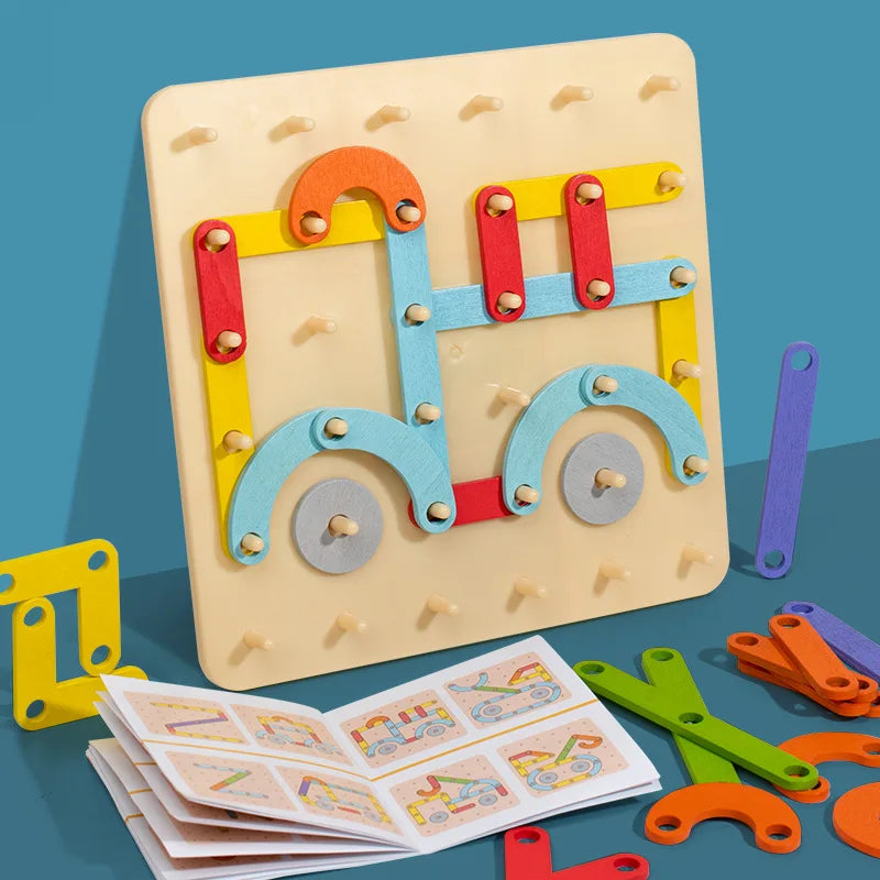 Nailboard Montessori Sensory Toy - LittleOzKid