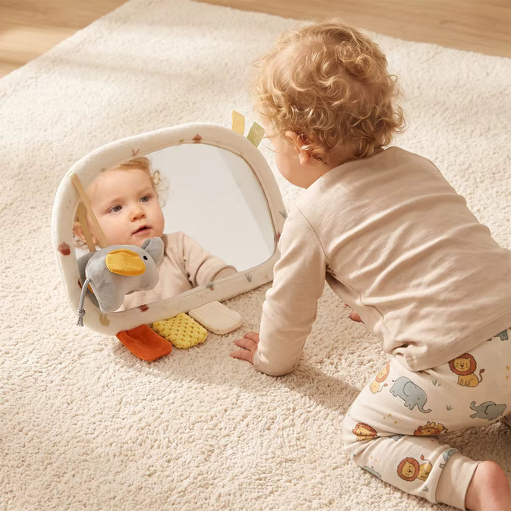 Playful Tummy Time Mirror & Sensory Toy Set 🌿