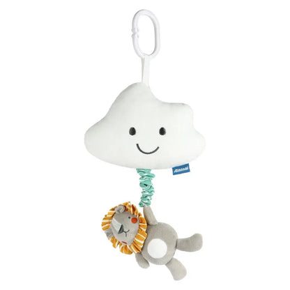 Baby Stretch Activity Spiral Plush Mobile - Sensory Hanging Toy for Car Seat, Crib, Pram, and Stroller