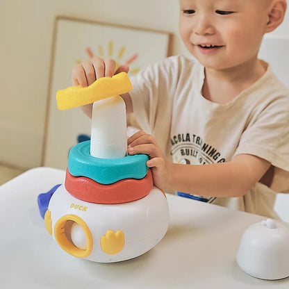 Montessori Duck Stacking Toy – Tumbler & Sorting Game for Babies and Toddlers