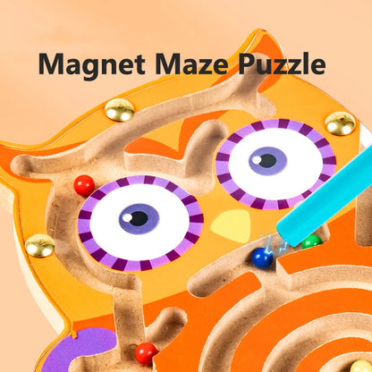 Montessori Magnetic Track Maze