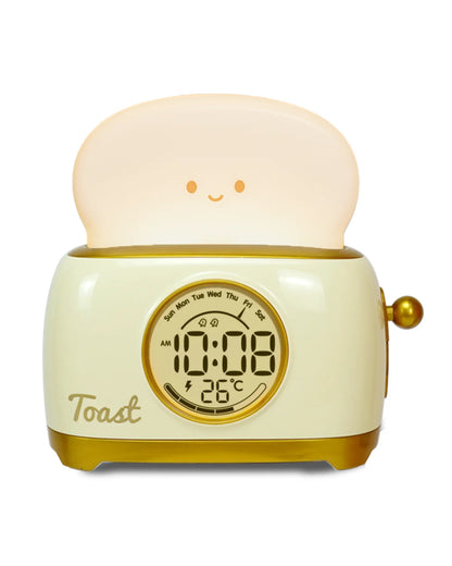 Kid Alarm Digital Clock LED Night Light with Temperature Display