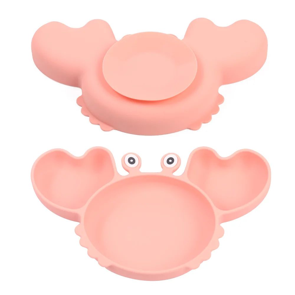 9Pcs Silicone Baby Feeding Set Dishwasher Safe Suction Bowl Bib Plate Spoon Cup (BPA Free) - LittleOzKid