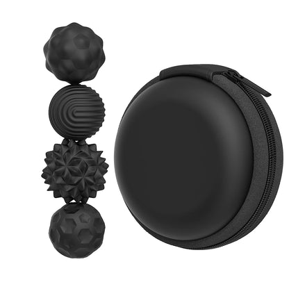4 Pcs Silicone Magnetic Sensory Balls, Stress Relief Sensory Toy for Adult and Kids