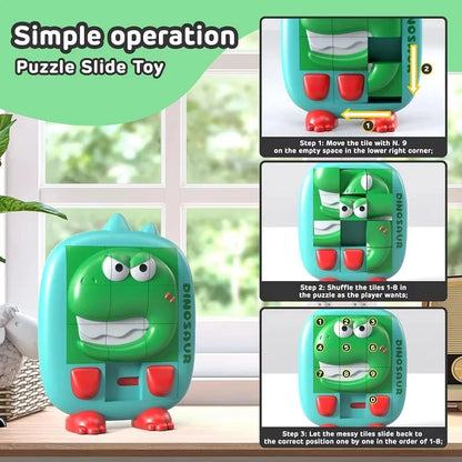 3D Sliding Puzzle Animal Game, Travel Toy