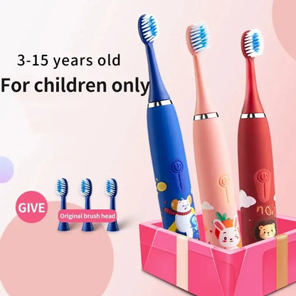 Electric Toothbrush for Children Aged 3 to 15 Professional Tooth Care Waterproof