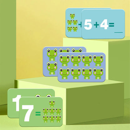 Frog Math Balance Scale, Montessori Number Learning & Counting Toy for Kids
