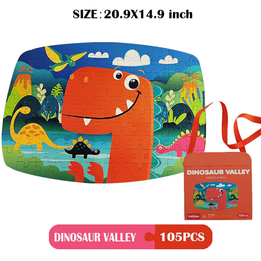 Unique Montessori Animal jigsaw Puzzle With Box