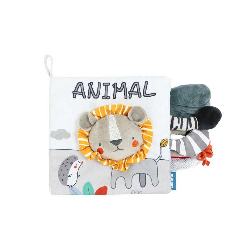 Sensory Soft Baby Books 3D Touch Feel (Quiet Cloth Book, Fabric Books) - LittleOzKid