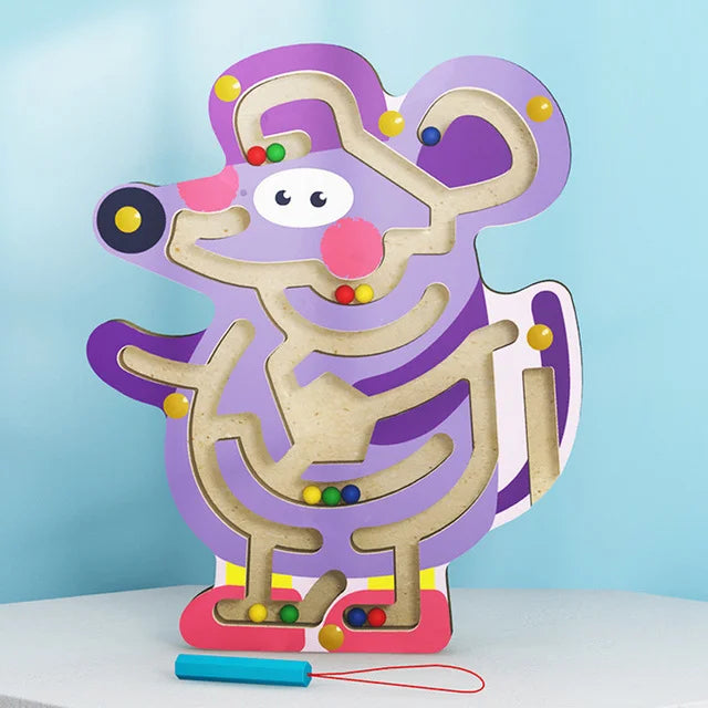 Montessori Magnetic Track Maze