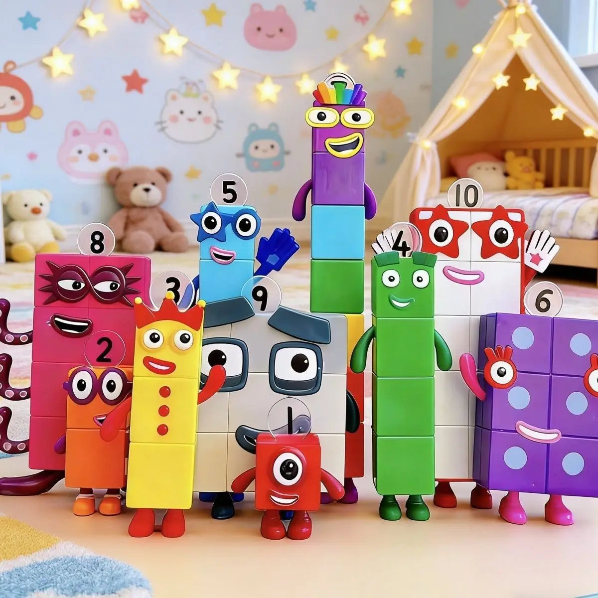 Numberblocks Friends one to Ten Figure Set
