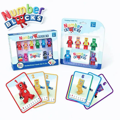 Numberblocks Assembly Model Toy Kids Math Learning Educational Building Set