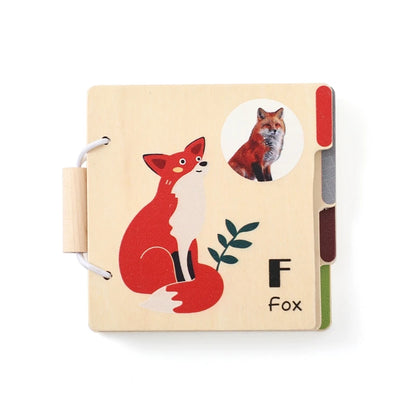 Montessori Animal Flap Picture Book, Learning Book Toys for Baby ad Toddler