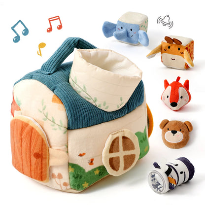 Baby Montessori Farm Animals Music Sensory Box – Finger Precision & Touch Development