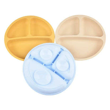 Silicone Suction Divided Plate Baby Children Toddler Feeding(BPA Free) - LittleOzKid