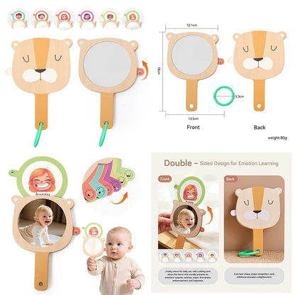 Baby & Toddler Emotion Mirror Toy – Safe, Fun, Early Learning Feelings