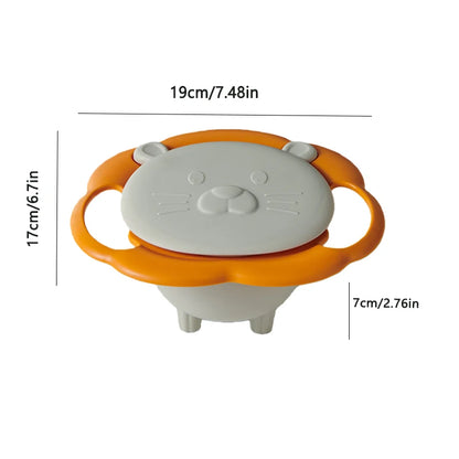 Baby Gyro 360 degree rotatable baby feeding bowl