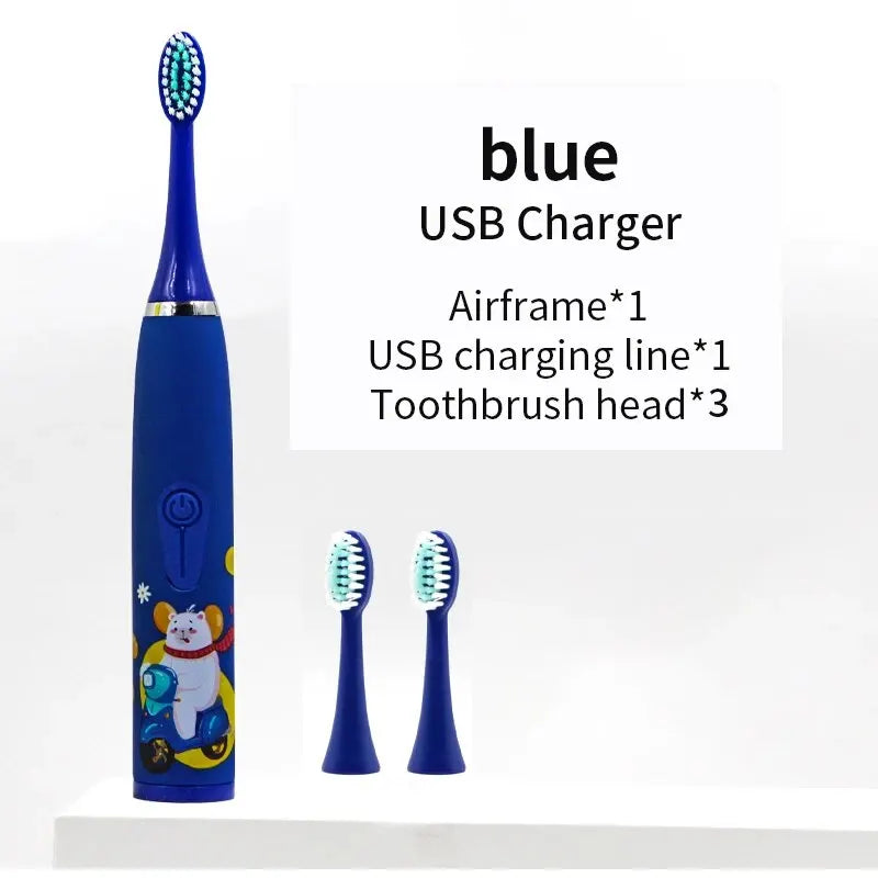 Electric Toothbrush for Children Aged 3 to 15 Professional Tooth Care Waterproof