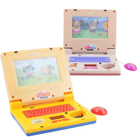 Musical Mini Simulation Notebook with Mouse, Laptop Toys for Kids and Babies - LittleOzKid